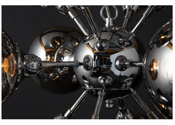 Závěsná lampa Galaxy stříbrná 72cm