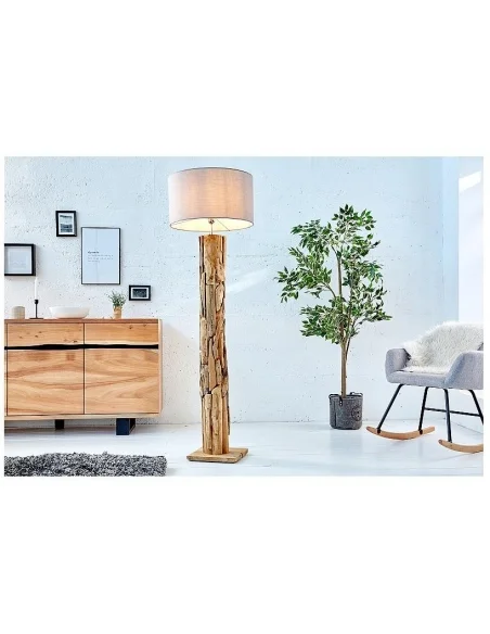 Stojací Lampa Sluneční šedá