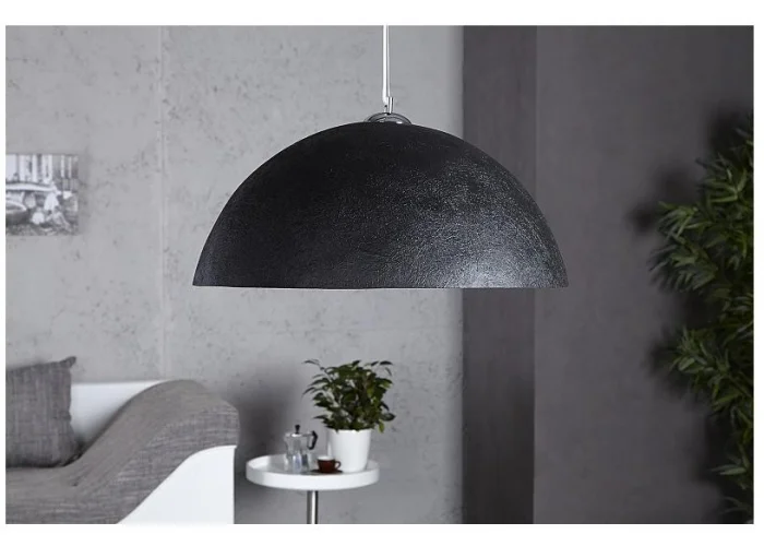 Závěsná lampa černá zlatá 50cm