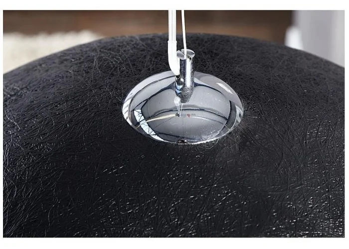 Závěsná lampa černá zlatá 50cm