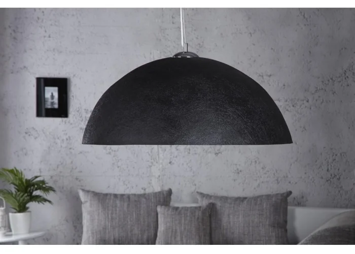 Závěsná lampa černá zlatá 70cm