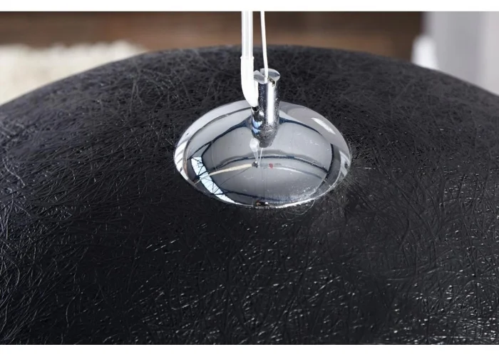 Závěsná lampa černá zlatá 70cm