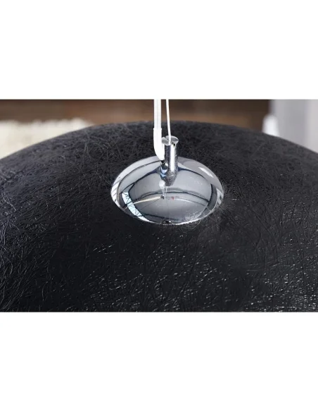 Závěsná lampa černá zlatá 70cm