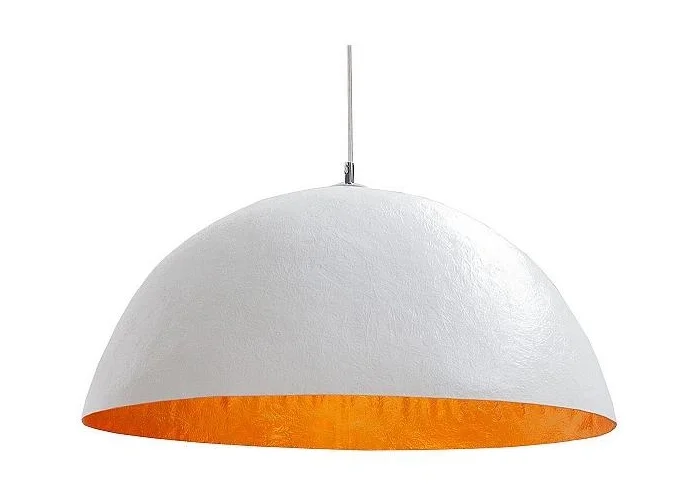 Závěsná lampa bílé zlato 70cm