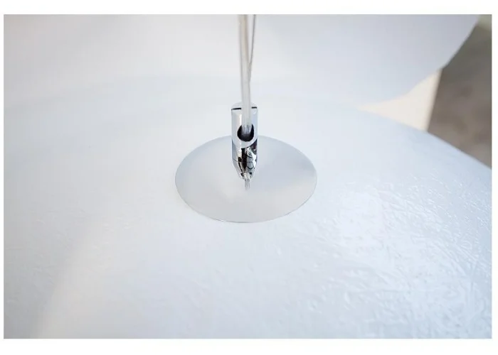 Závěsná lampa bílé zlato 70cm