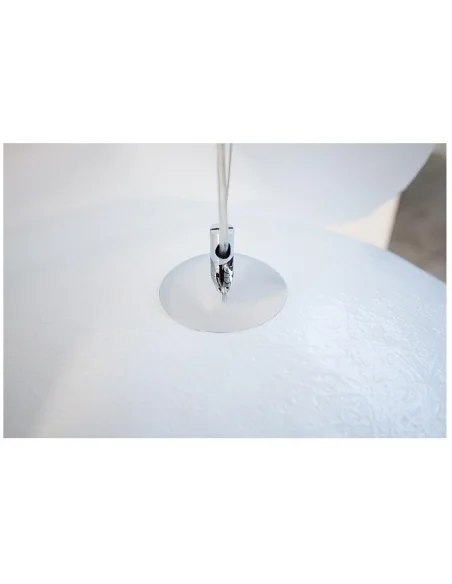 Závěsná lampa bílé zlato 70cm