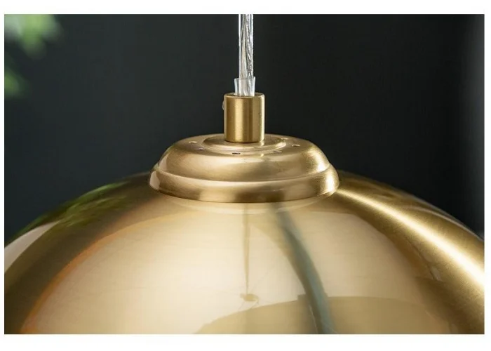 Závěsná lampa Zlatá koule 30cm