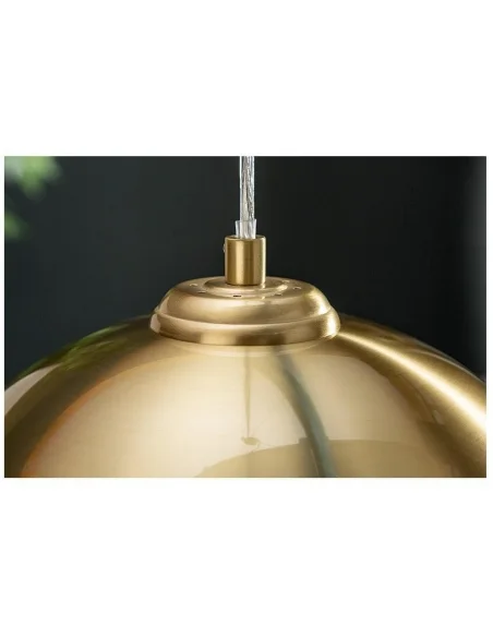 Závěsná lampa Zlatá koule 30cm
