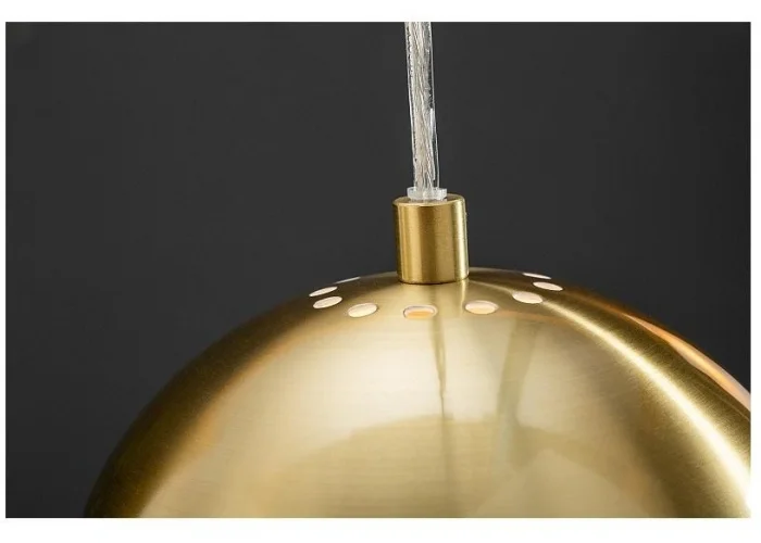 Závěsná lampa Zlatá 3 koule