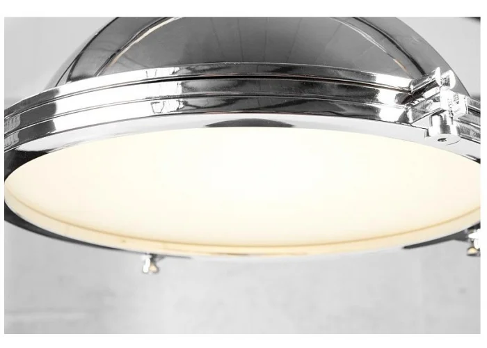 Závěsná lampa Průmyslový chrom 45cm