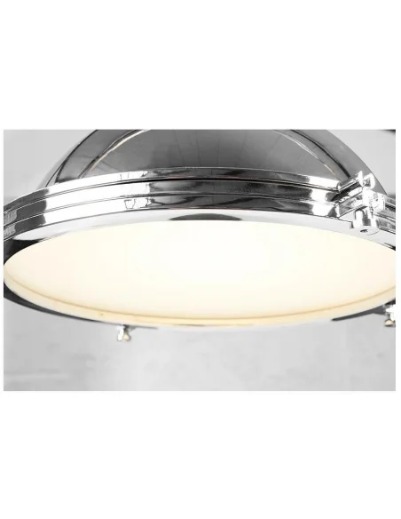 Závěsná lampa Průmyslový chrom 45cm