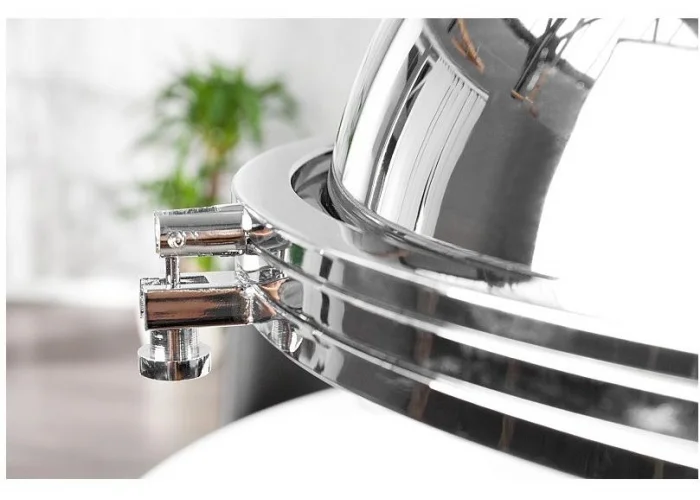 Závěsná lampa Průmyslový chrom 45cm