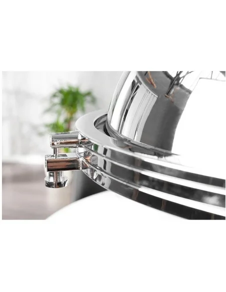 Závěsná lampa Průmyslový chrom 45cm