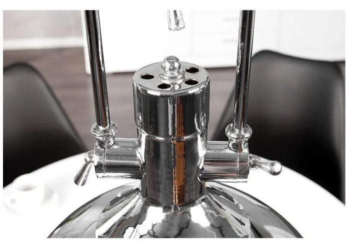 Závěsná lampa Průmyslový chrom 45cm