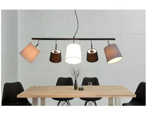 Závěsné lampa černá šedá bílá 100cm