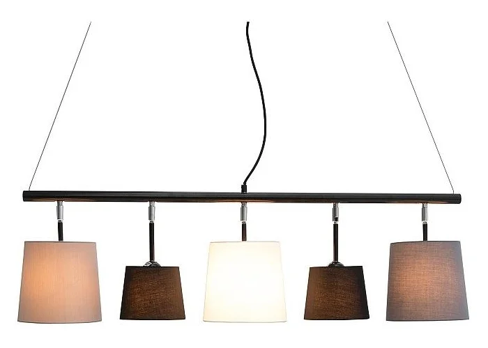 Závěsné lampa černá šedá bílá 100cm