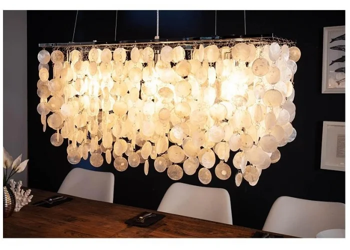 Závěsná lampa Shell odraz 80cm