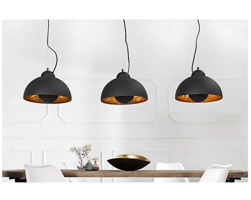 Závěsná lampa Studio 3 Černé zlato