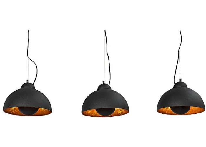 Závěsná lampa Studio 3 Černé zlato