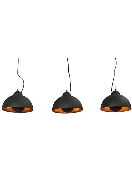 Závěsná lampa Studio 3 Černé zlato