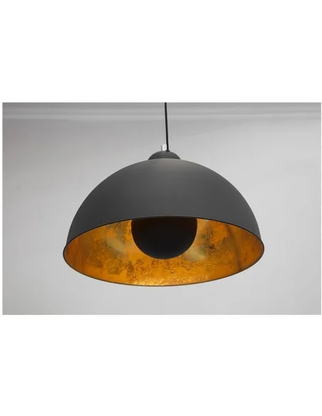 Závěsná lampa Studio černé zlato