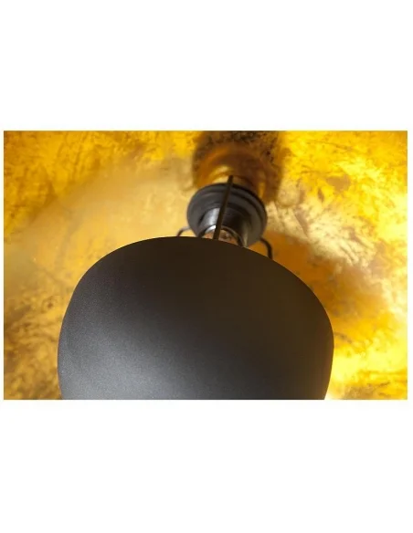 Závěsná lampa Studio černé zlato