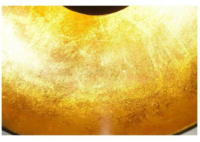 Závěsná lampa Studio černé zlato