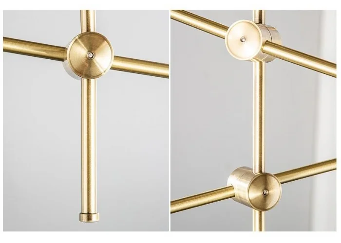 Závěsná lampa varianta zlatá