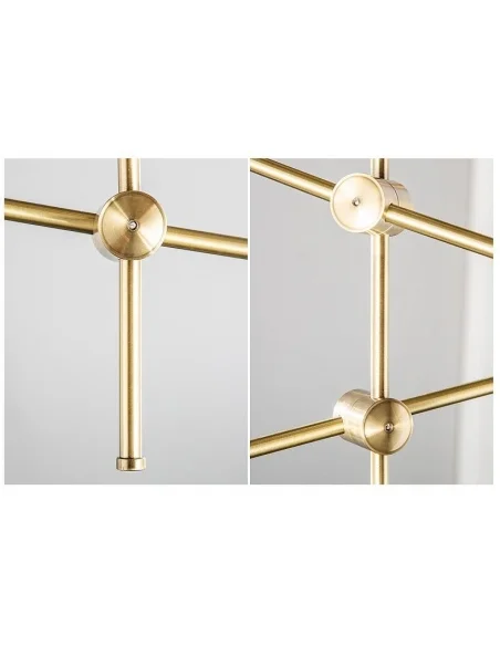 Závěsná lampa varianta zlatá