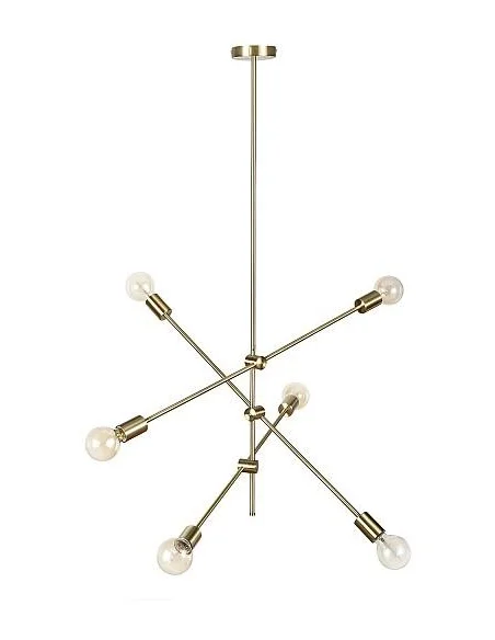 Závěsná lampa varianta zlatá