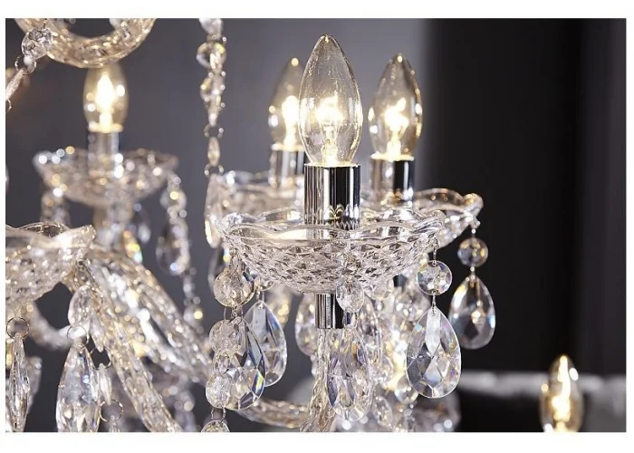 Diamantový lustr  30ramenný čirý