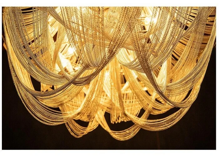 Závěsný lustr Royal stříbrný 70cm