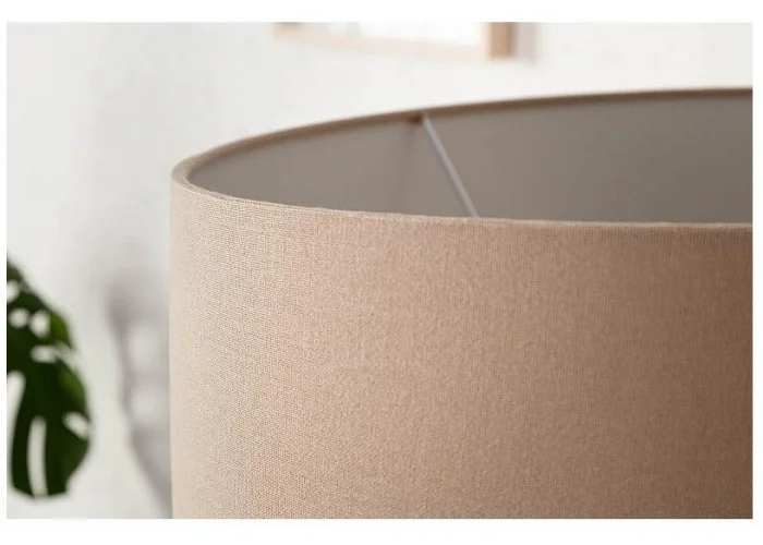 Stojací lampa v přírodním dřevě rousilique béžová