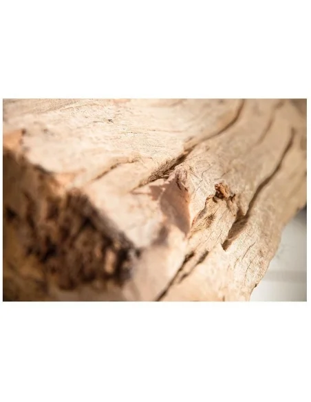 Stojací lampa v  přírodním dřevě rousilique černá