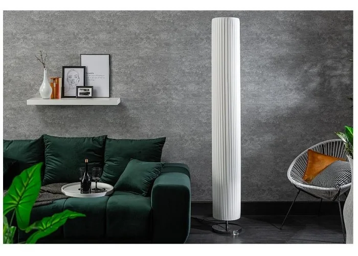 Stojací lampa Salone bílá 200cm