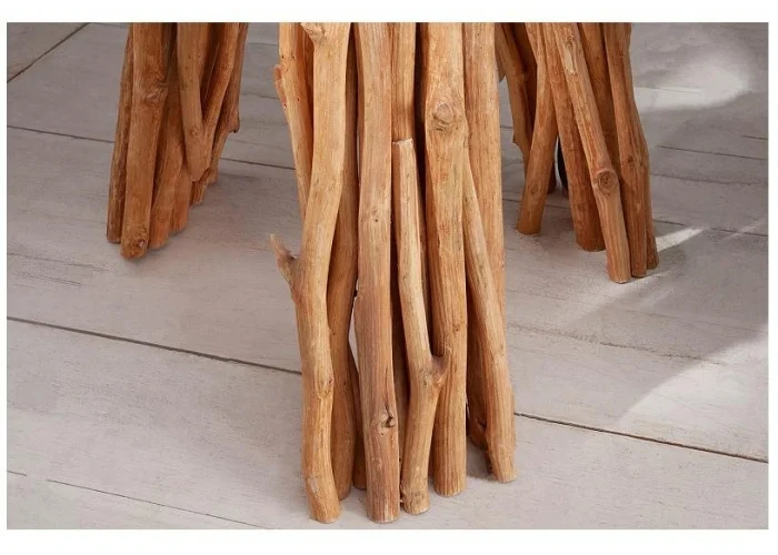 Stojací lampa servant dlouhé dřevo 153cm