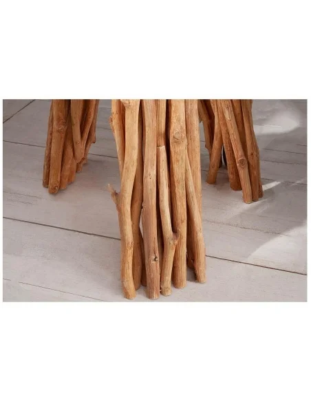 Stojací lampa servant dlouhé dřevo 153cm