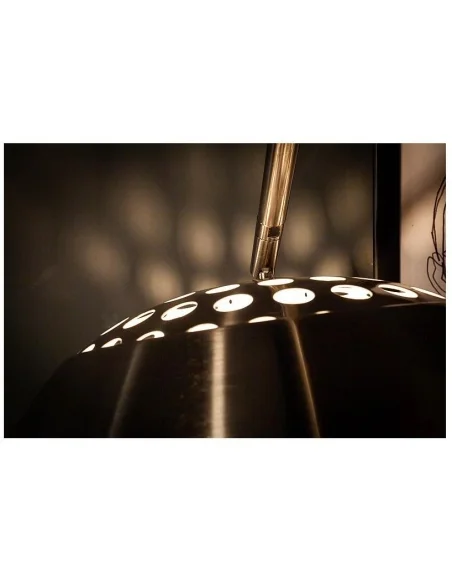 Stojací lampa Big Bow II kartáčovaný chrom 170-210cm