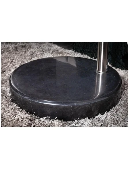 Stojací lampa Big Bow II kartáčovaný chrom 170-210cm