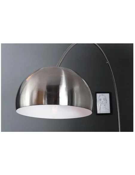 Stojací lampa Big Bow II kartáčovaný chrom 170-210cm