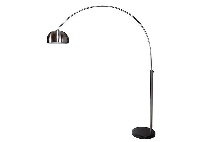 Stojací lampa Big Bow II kartáčovaný chrom 170-210cm