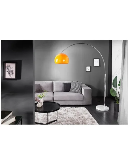 Stojací lampa Big Bow II oranžová 175-205cm