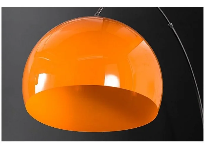 Stojací lampa Big Bow II oranžová 175-205cm
