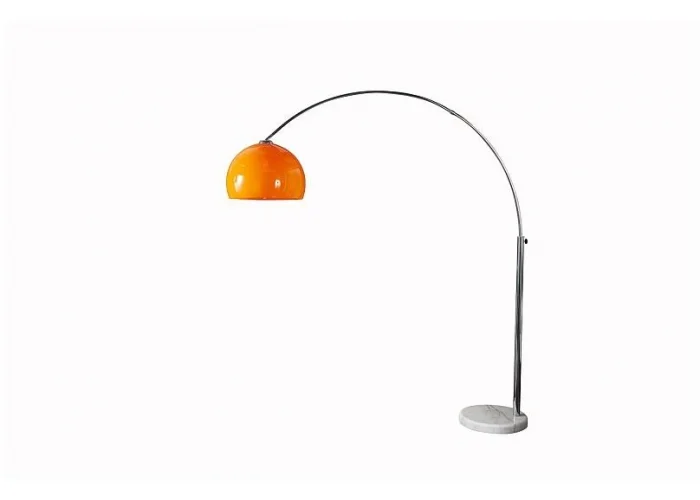 Stojací lampa Big Bow II oranžová 175-205cm