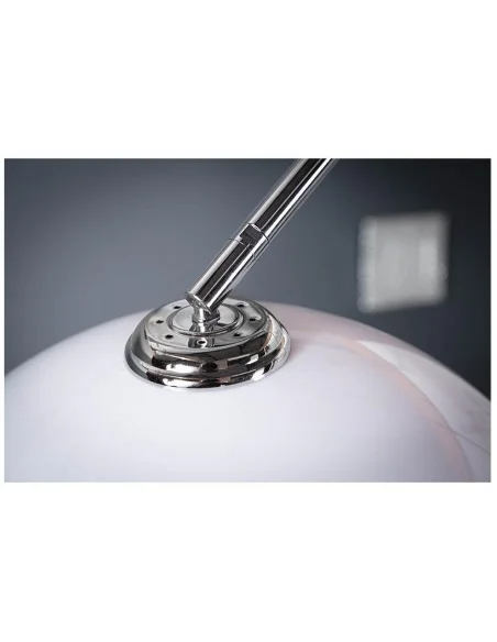 Stojací lampa Big Bow II bílá 175-205cm