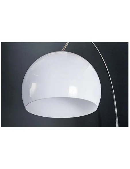 Stojací lampa Big Bow II bílá 175-205cm