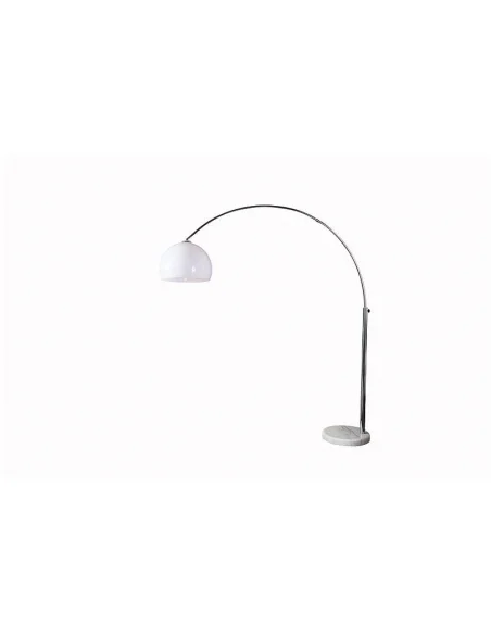 Stojací lampa Big Bow II bílá 175-205cm