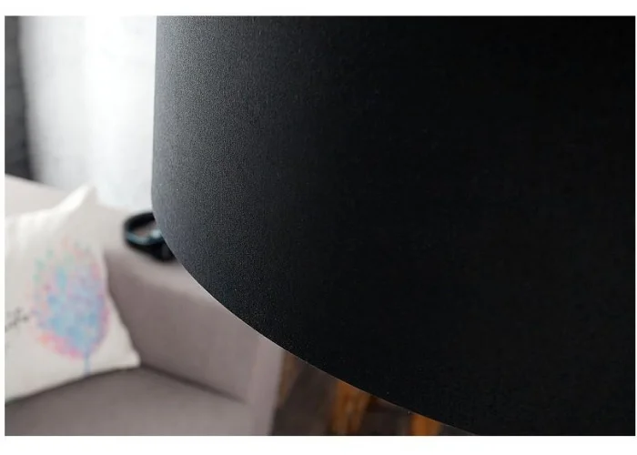 Stojací lampa Big Bow výsuvná černém lenu