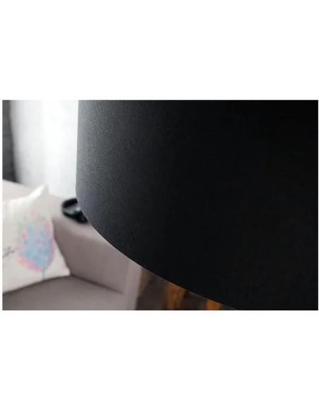 Stojací lampa Big Bow výsuvná černém lenu