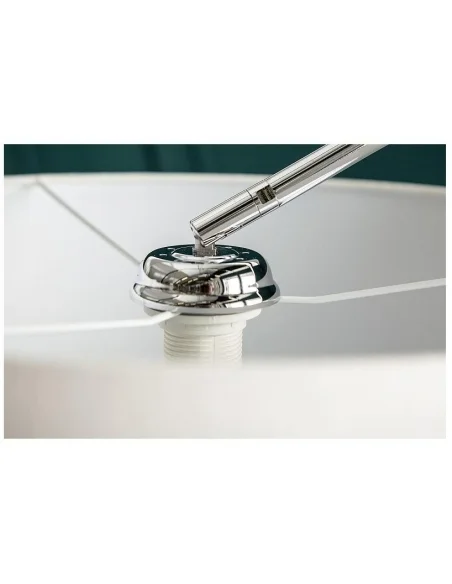 Stojací lampa Big Bow výsuvná bílém lenu